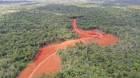 Lokasi tambang galian c yang diduga ilegal di Desa Bukit Raya, Cempaga Hulu