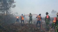 Karhutla di Kilometer 12 Jalan Pangkalan Bun-Kotawaringin Lama