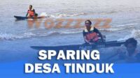 Balap perahu Ces di Desa Tinduk