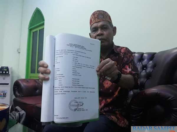 Koordinator Bidang Wakaf dan Kehartabendaan PW Muhammadiyah Kalteng Abu Bakar
