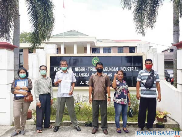 warga Jalan Hiu Putih terus memperjuangkan lahannya hingga ke Pengadilan Negeri Palangka Raya