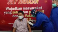 Wartawan di Kabupaten Seruyan mengikuti vaksinasi Covid-19