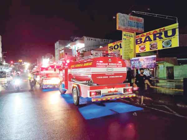 Korsleting Listrik Nyaris Bakar Ruko