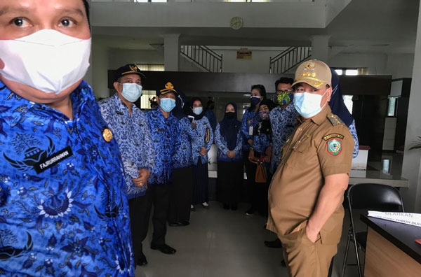Sidak Hari Pertama masuk Kerja ASN