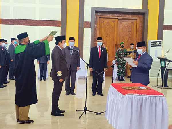 Pelantikan dan pengambilan sumpah jabatan Pj Sekda
