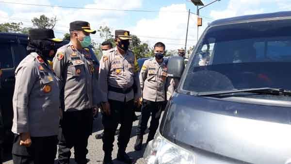 perbatasan-kalselteng-dijaga-ketat larangan mudik lebaran