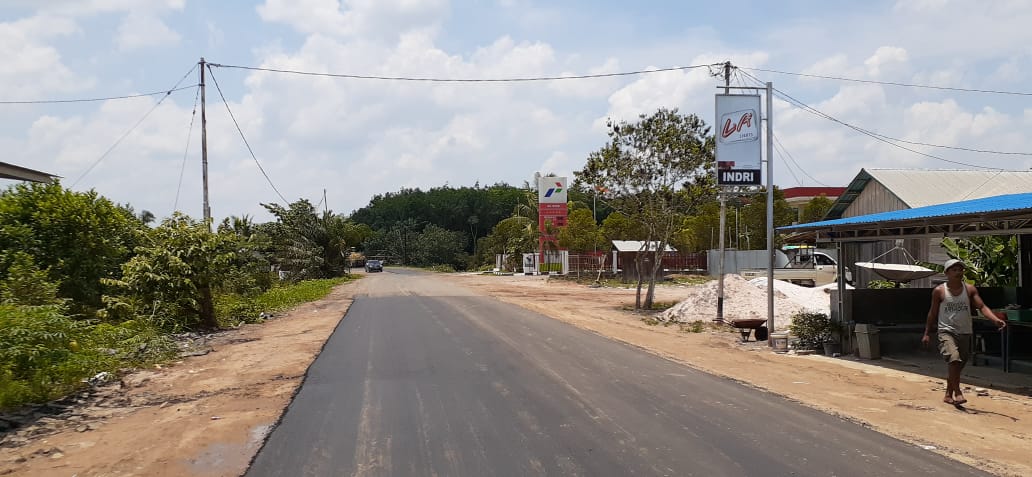 jalan Pangkoh-Bahaur Kabupaten Pulang Pisau