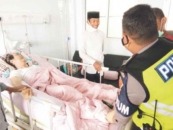 Taufiq Mukri tengah menjalani perawatan di RSUD dr Murjani