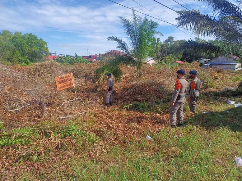 Bakar Lahan Sendiri Warga Palangka Jadi Tersangka