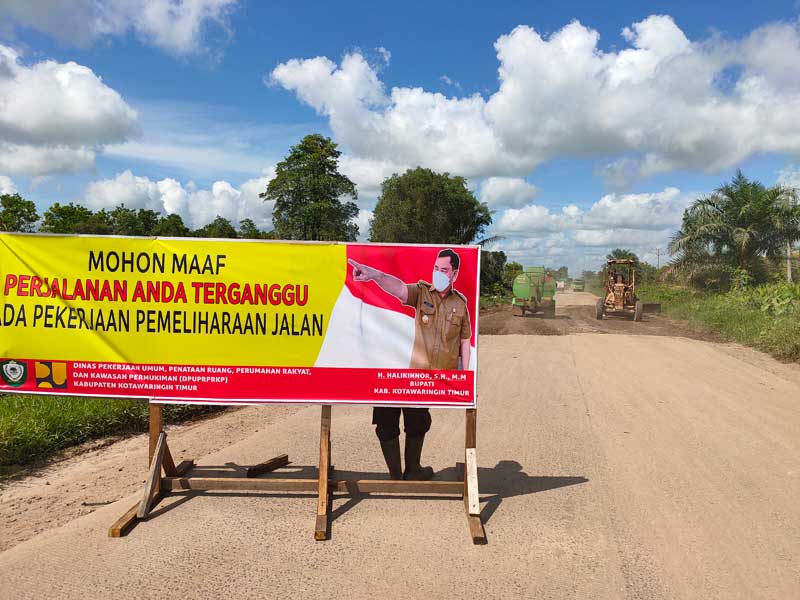 Kerusakan di Lingkar Selatan Diperbaiki