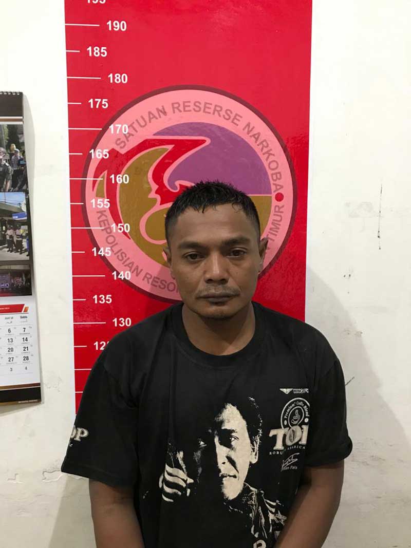 ditangkap polisi sabu