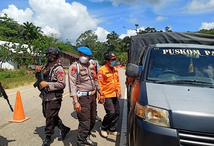 PPKM darurat penyekatan kalteng kalbar