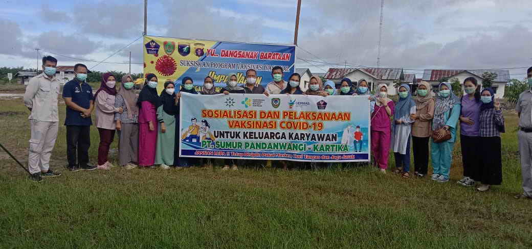vaksinasi massal di perkebunan sawit
