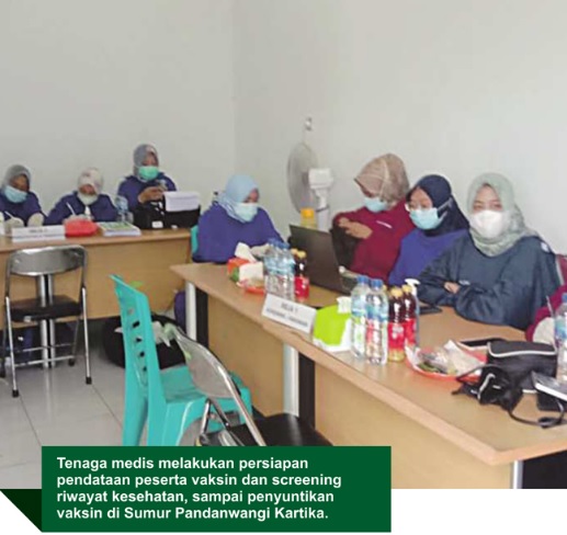vaksinasi massal di perkebunan sawit