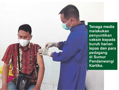 vaksinasi massal di perkebunan sawit