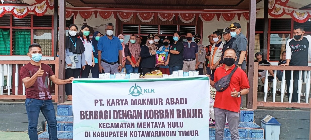 PT KMA PEDULI banjir mentaya hulu