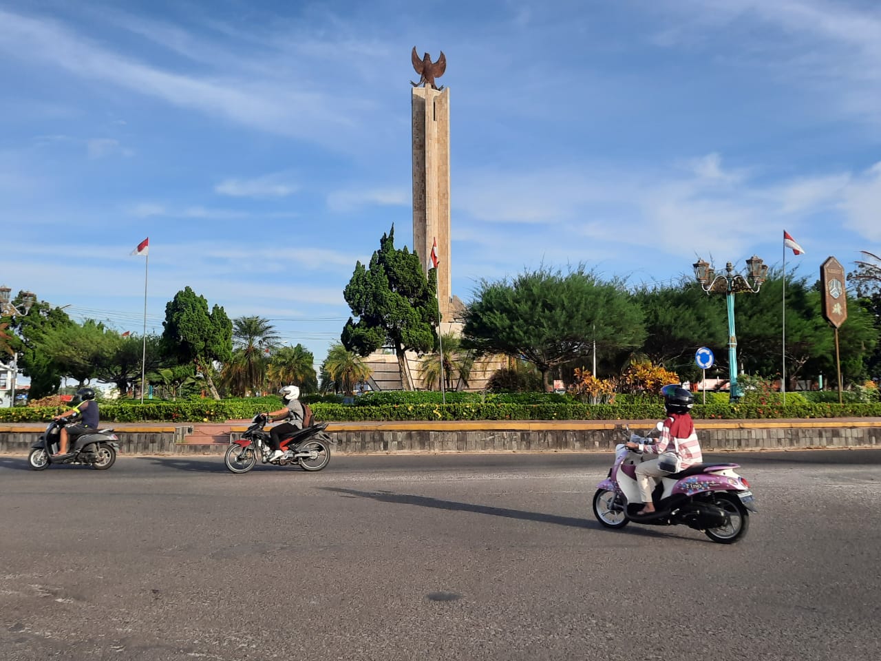 penyekatan kota pangkalan bun