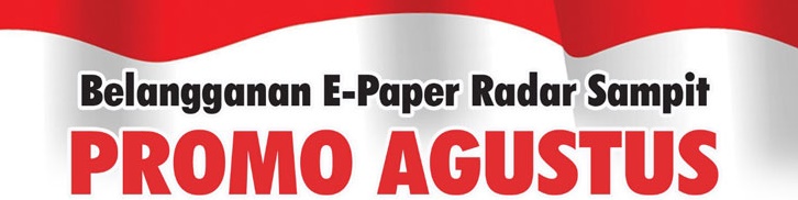 Promo HUT RI ke- 76 ribu,epaper radar sampit,radar sampit,koran digital,langganan,pelanggan baru,koran digital radar sampit,promo