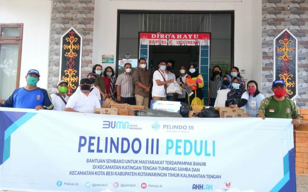 Pelindo III Sampit Peduli Korban Banjir