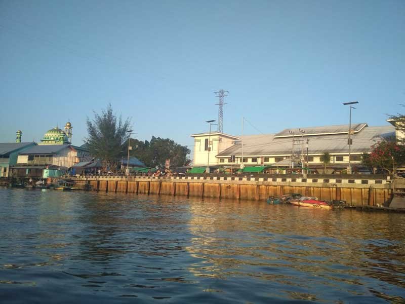 Pasar ikan Tirta Sukma Kelurahan Mendawai