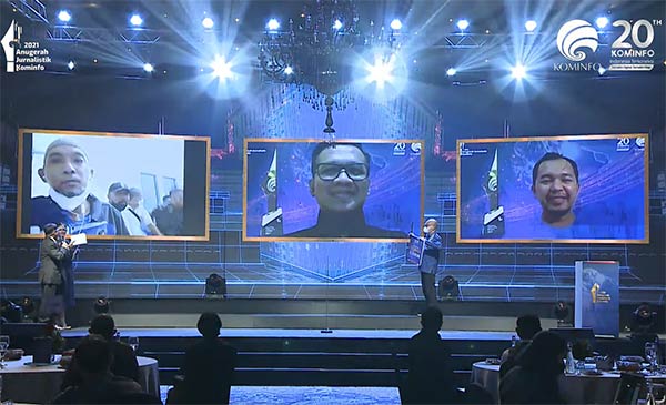 Wartawan Radar Sampit Jawara Anugerah Jurnalistik Kominfo 2021,slamet harmoko,radar sampit,kominfo,pangkalan bun,kobar,kalteng