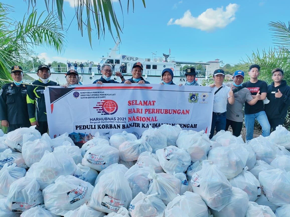 KSOP Sampit Peduli Korban Banjir