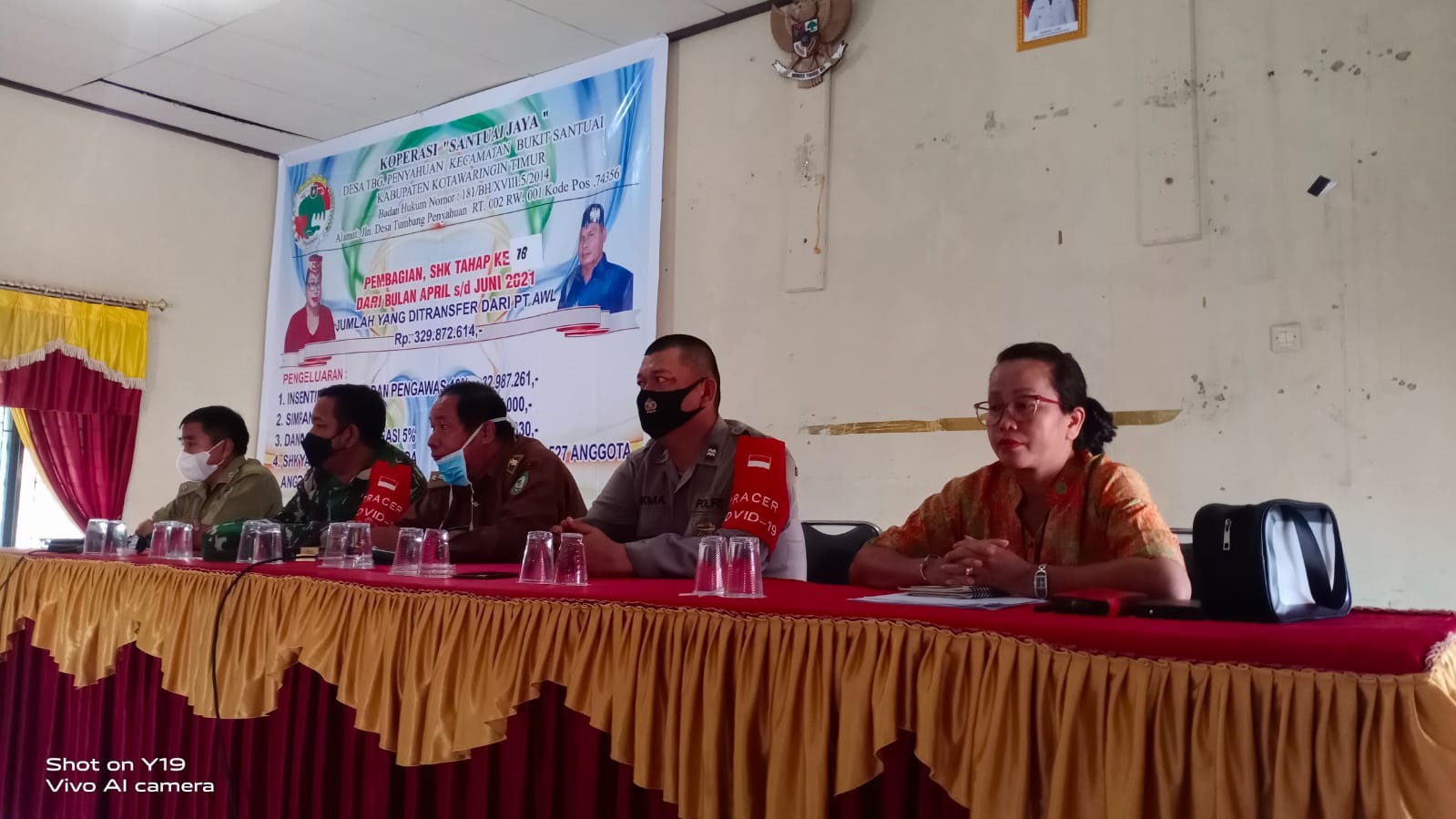 Pengurus Baru Koperasi Santuai Jaya Bagikan SHK