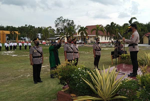 Sejumlah Pejabat Polres Pulpis Dimutasi