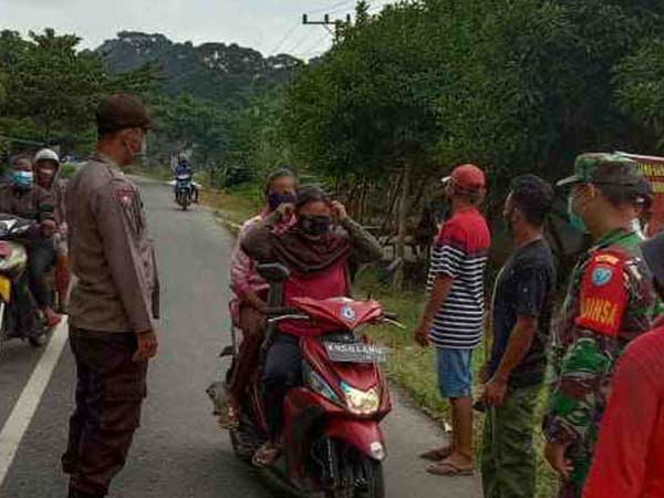 Polsek,Aparat Terus Menggelar Razia Prokes