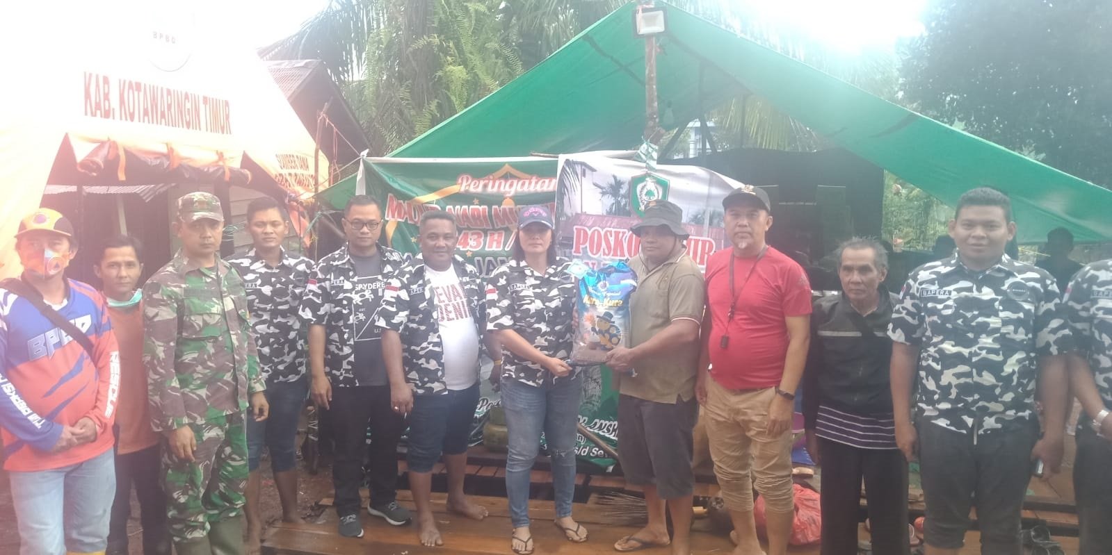 Bapera Kalteng Peduli Banjir Kotim