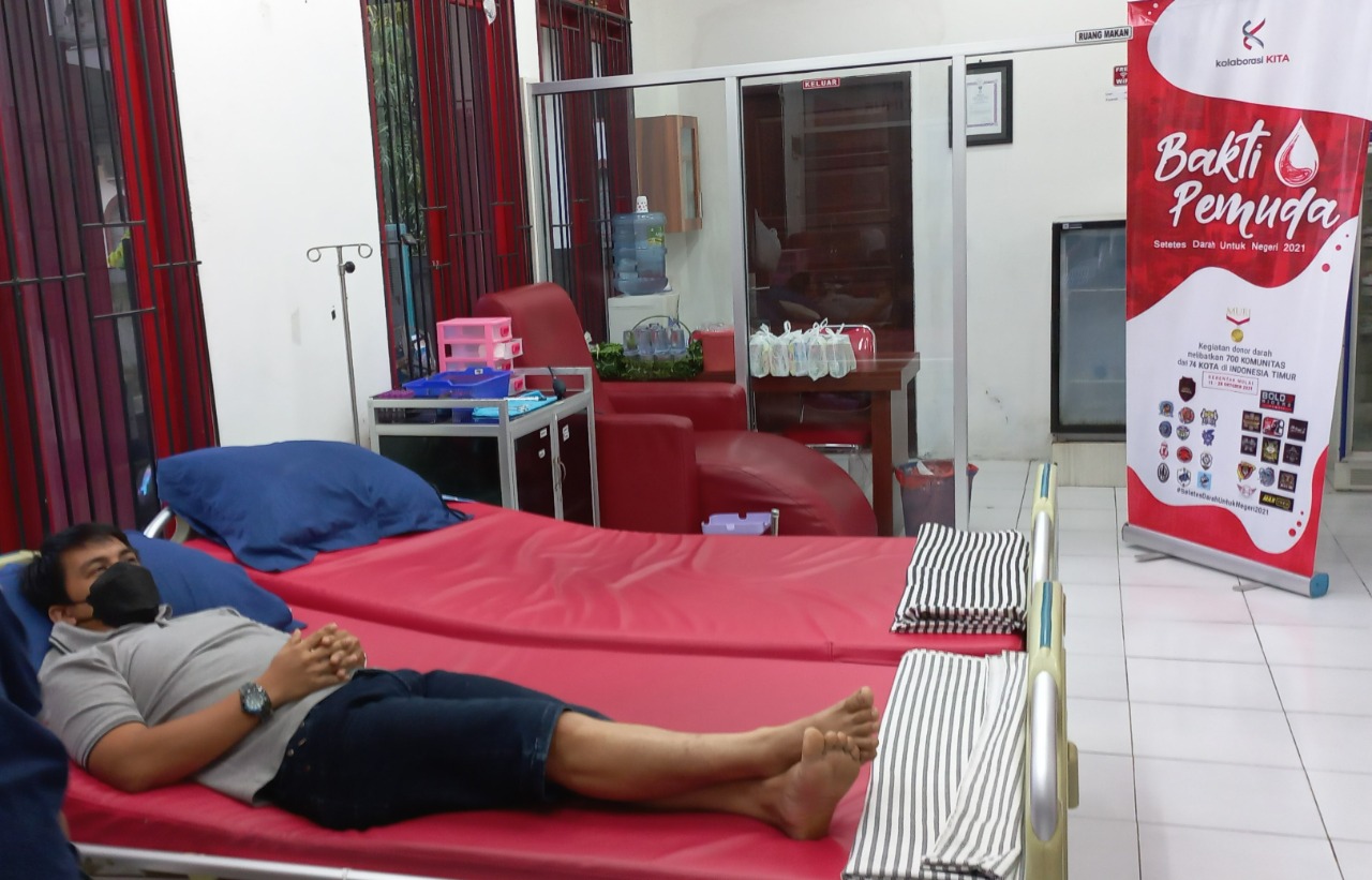 Terlibat Donor Darah, Komunitas di Sampit Berkesempatan Bawa Pulang Doorprize