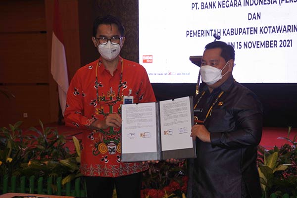 Bank BNI dan Pemerintah Kabupaten Kotawaringin Timur