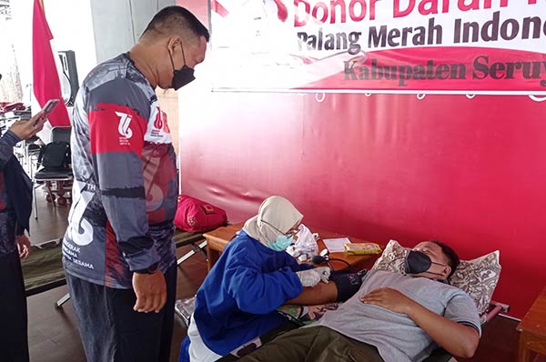 Selama pandemi Covid-19 antusiasme masyarakat Seruyan untuk mendonorkan darahnya menurun