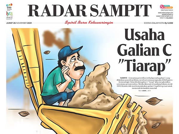Pemerintah Kabupaten Kotawaringin Timur (Kotim) tidak memiliki kewenangan apalagi membuat kebijakan atau rekomendasi khusus terhadap aktivitas galian C