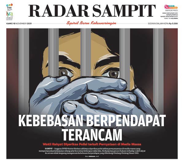 Anggota DPRD Kotim Rimbun akhirnya diperiksa polisi