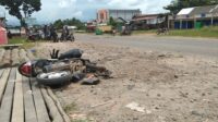 kecelakaan lalulintas di karang mulya pangkalan banteng tewas diseruduk truk
