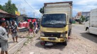 kecelakaan lalulintas di karang mulya pangkalan banteng tewas diseruduk truk