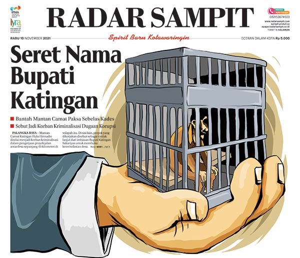 KORUPSI Mantan Camat Katingan Hulu Hernadie dinilai menjadi korban kriminalisasi