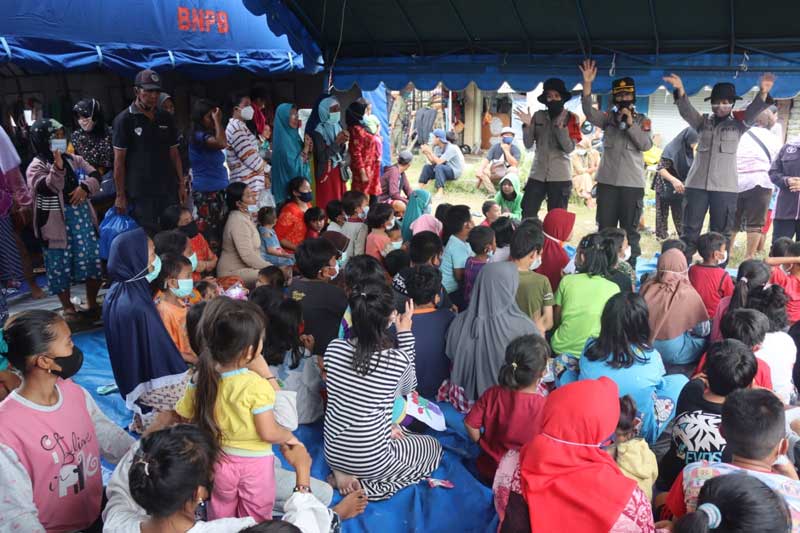 Palangka Raya,Hilangkan Trauma anak - anak Korban Banjir