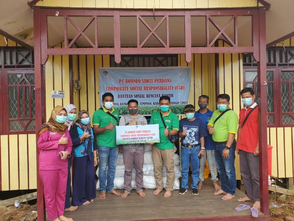 PT BSP Salurkan Bantuan kepada Korban Banjir di Lima Desa