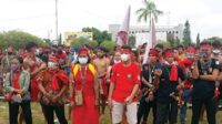 Konflik Pasukan Merah,Pemuda Dayak Desak DAD Kalteng Selesaikan Konflik Pasukan Merah,pasukan merah,tbbr,kalteng,radar sampit,berita radar sampit hari ini