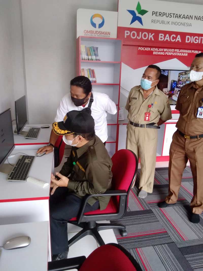 Komplek Pasar Sediakan Pondok Baca Digital