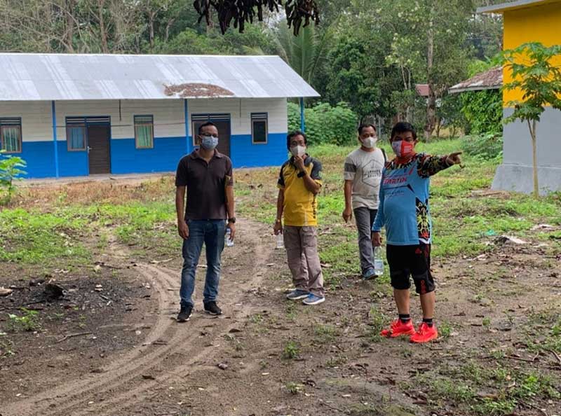 PROYEK-LINTAS Pengerjaan Taman Nansarunai Sudah 67 Persen