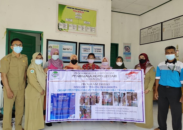 Posyandu Teratai Binaan PT.NAL Masuk 10 Besar Nasional