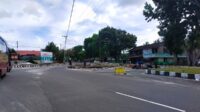 Bundaran Di Depan Eks Kantor Kelurahan Mendawai Dibongkar