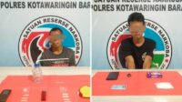dua pengedar sabu kumai-pangkalan bun ditangkap