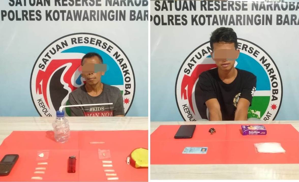dua pengedar sabu kumai-pangkalan bun ditangkap