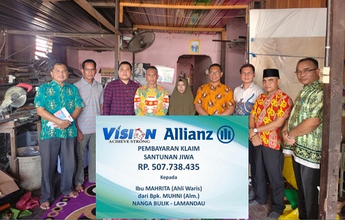 Allianz Bayarkan Klaim Asuransi Setengah Miliar Lebih