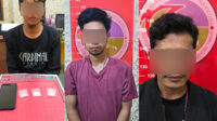 Tiga budak sabu ditangkap Satuan Reserse Narkoba Polres Kotim di lokasi berbeda