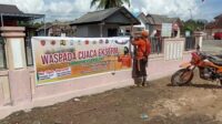 Pasang Puluhan Baliho Di Jalur Rawan Bencana